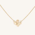 February Birth Flower Necklace | Violet - 14k Gold Filled