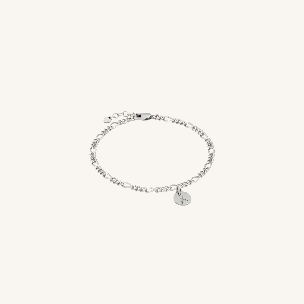Newcastle Knights Engravable Circle Charm Bracelet - LIMITED EDITION - Silver