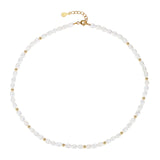 Freshwater Pearl Necklace with Beads