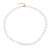 Freshwater Pearl Necklace in Gold