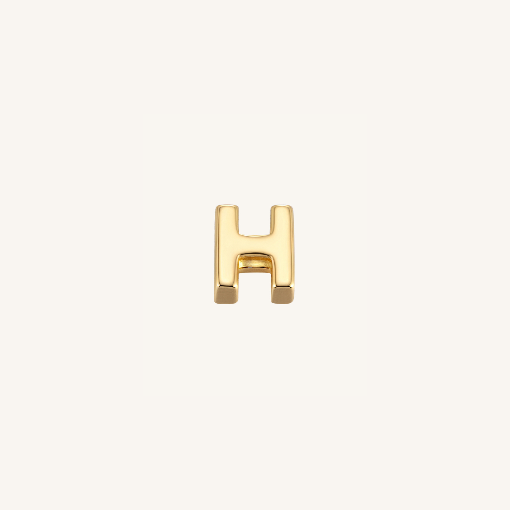 Letter H charm