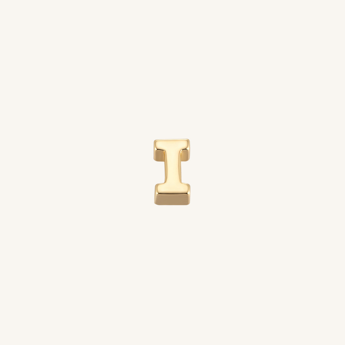 Letter I charm