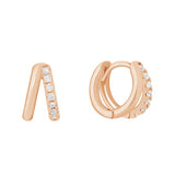 Ivy Earrings in Rose Gold