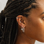 Ivy Earrings in Silver