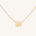 January Birth Flower Necklace | Carnation - 14k Gold Filled