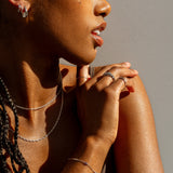 Athena Rope Necklace - Silver