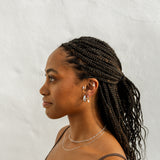Mia Bar Necklace - Silver