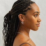 Mia Bar Necklace - Silver