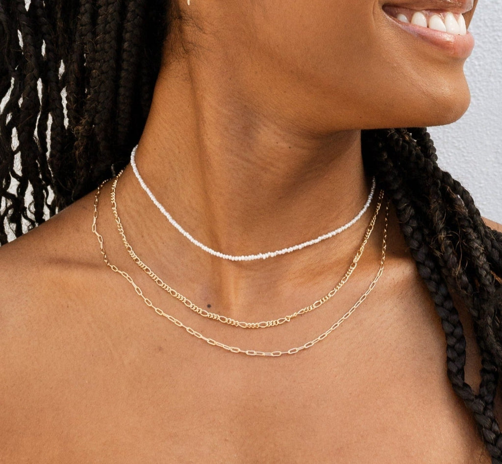Rhea Figaro Necklace - Gold