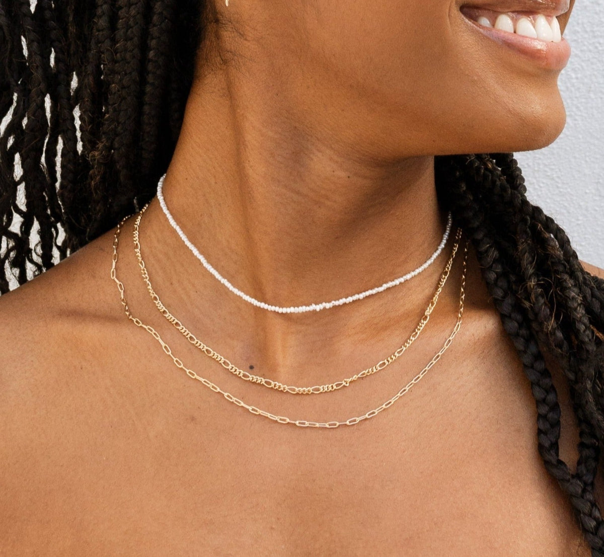Rhea Figaro Necklace - Gold