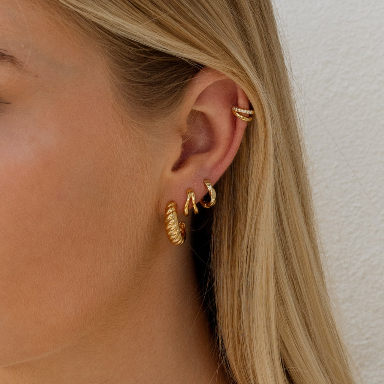 Luna Earrings in Gold
