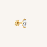 Marquis Flat Back Earrings – 14k Gold Filled - SINGLE