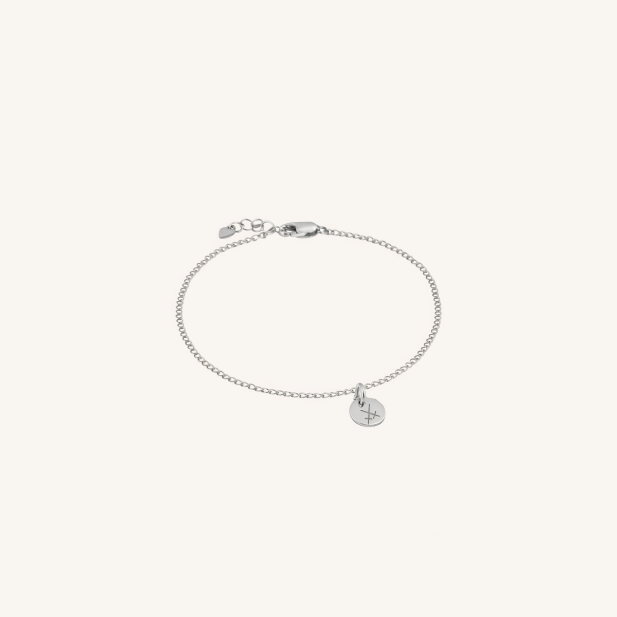 Newcastle Knights Engravable Circle Charm Bracelet - LIMITED EDITION - Silver