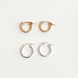 Classic Hoop Earrings in Gold and Silver
