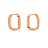 Mini Rectangle Hoop Earring