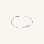 Newcastle Knights Engravable Oval Charm Bracelet - LIMITED EDITION - Silver
