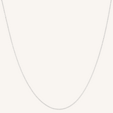 Iris Mini Curb Necklace - Silver