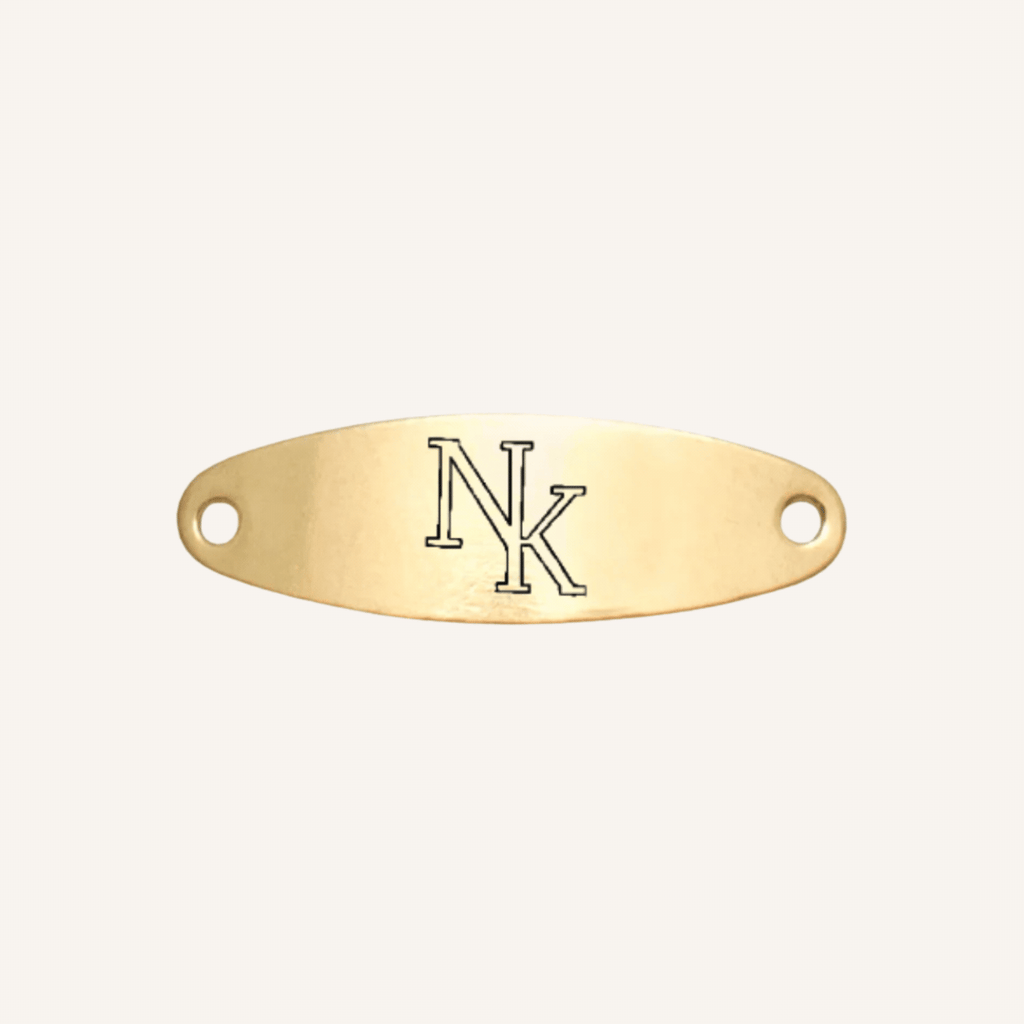 Newcastle Knights Engravable Oval Charm Bracelet - LIMITED EDITION - Gold