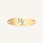 Newcastle Knights Engravable Oval Charm Bracelet - LIMITED EDITION - Gold