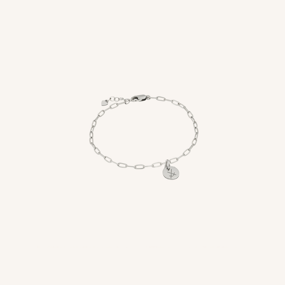 Newcastle Knights Engravable Circle Charm Bracelet - LIMITED EDITION - Silver