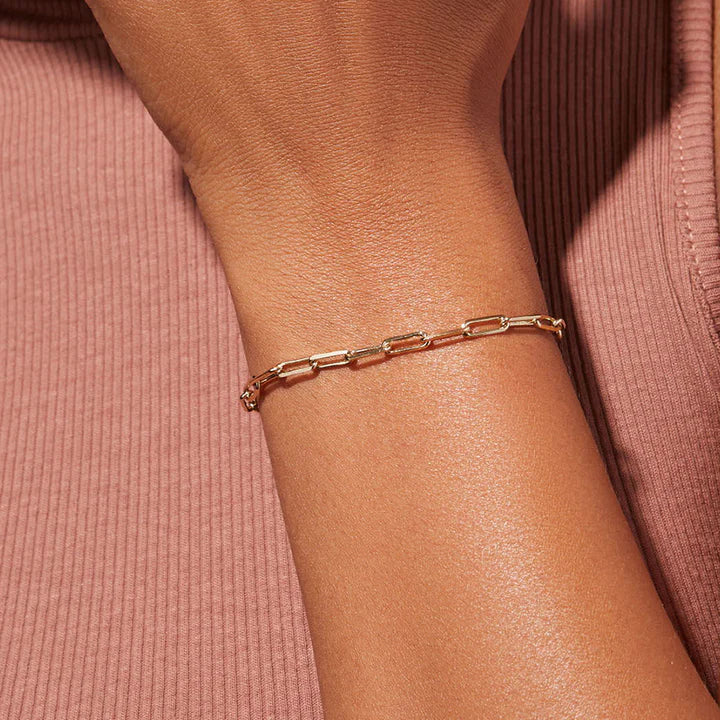 Paperclip Chain Permanent Bracelet
