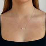 Cici Freshwater Pearl Necklace - Silver