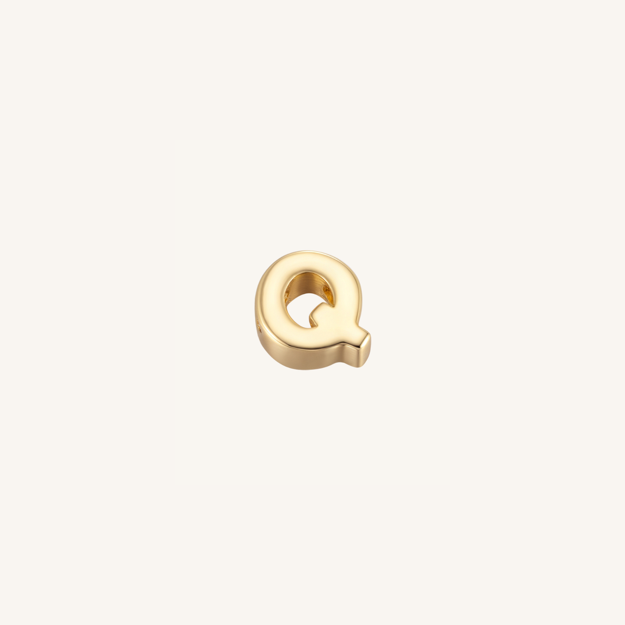 Letter Q charm