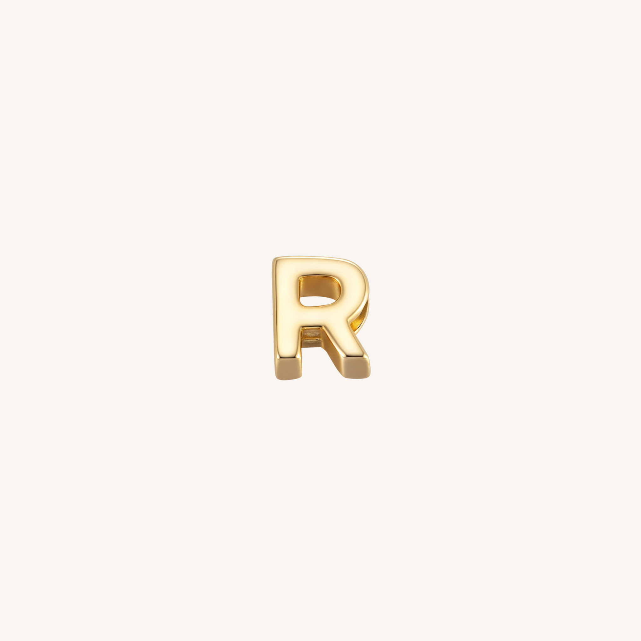 Letter R charm