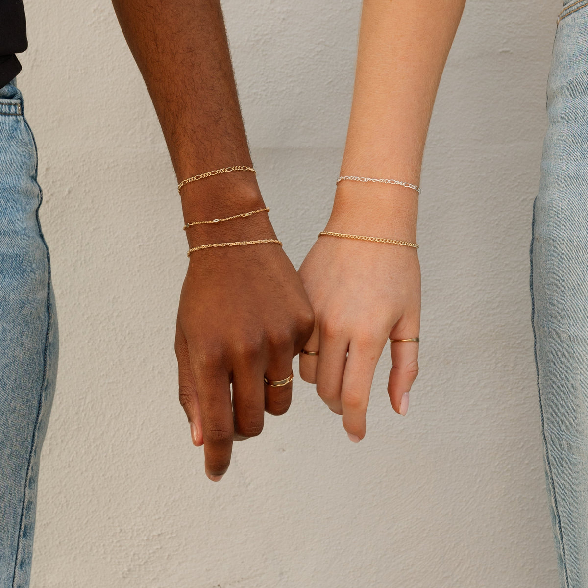Rhea Figaro Bracelet - Silver