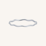Wave Ring in Silver