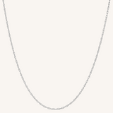 Athena Rope Necklace - Silver