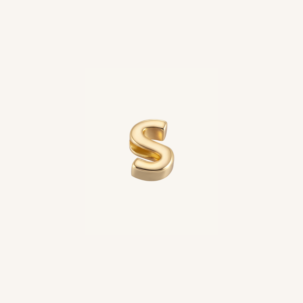 Letter S charm