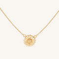 September Birth Flower Necklace | Aster - 14k Gold Filled