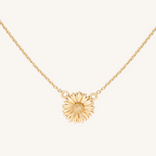 September Birth Flower Necklace | Aster - 14k Gold Filled