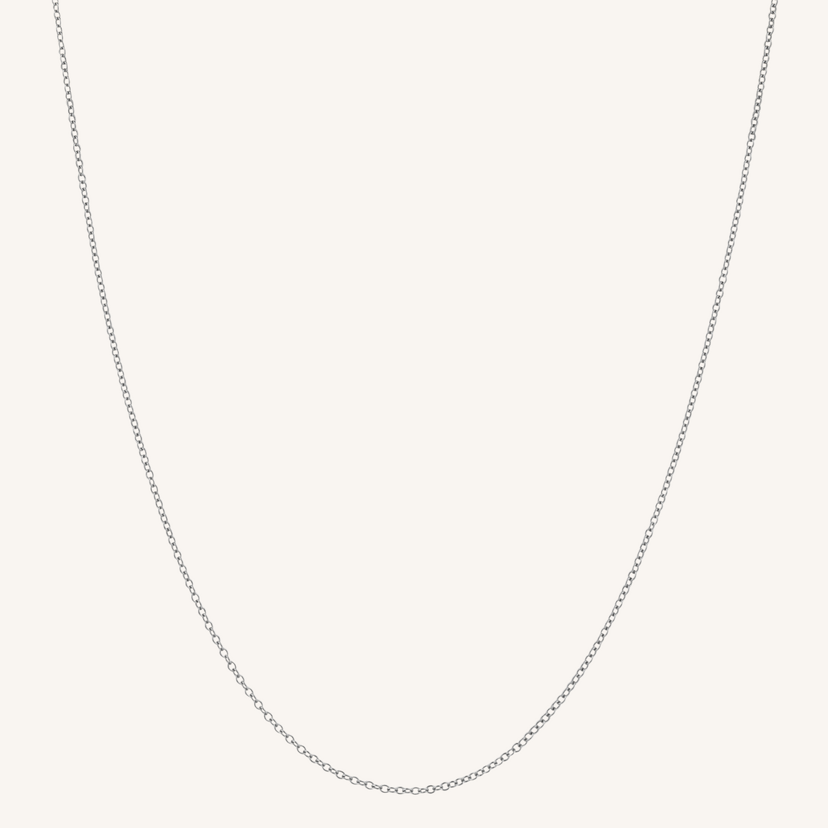 Sienna Cable Necklace - Silver