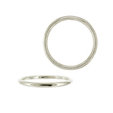 Smooth Stacking Ring in Silver