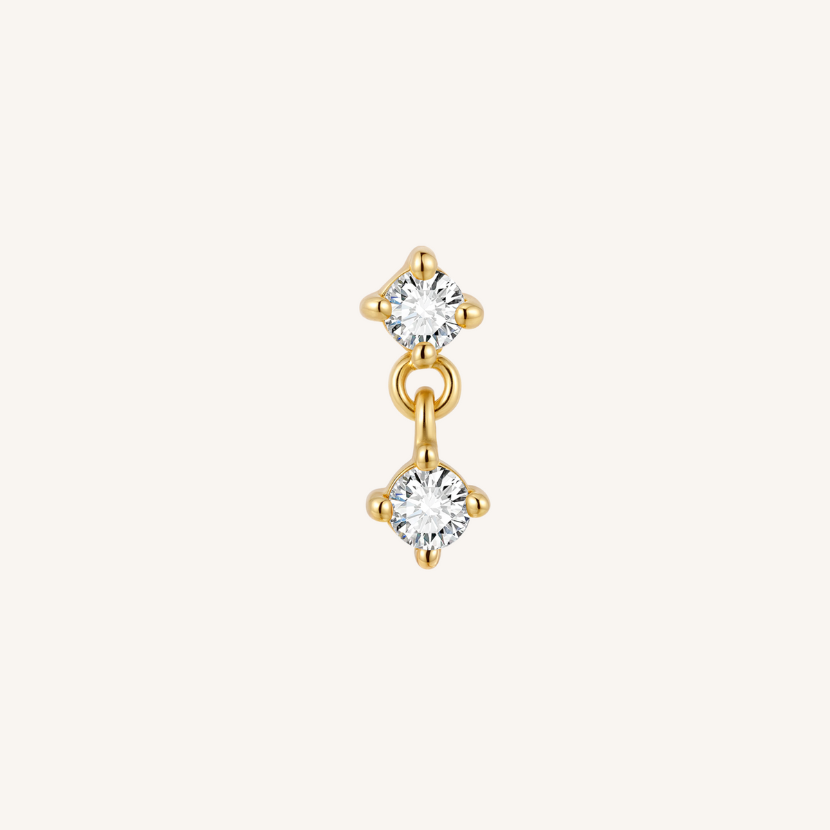 Twilight Flat Back Earrings | SINGLE - 14k Gold Filled