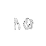 Sofia Earrings in Silver