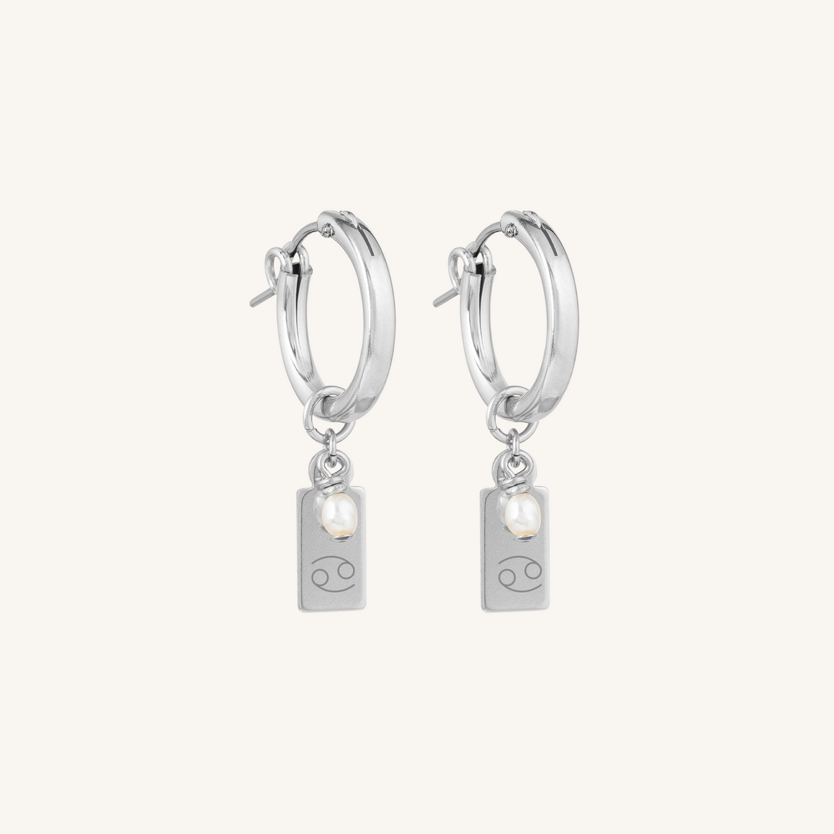 Star Sign Earrings - Silver