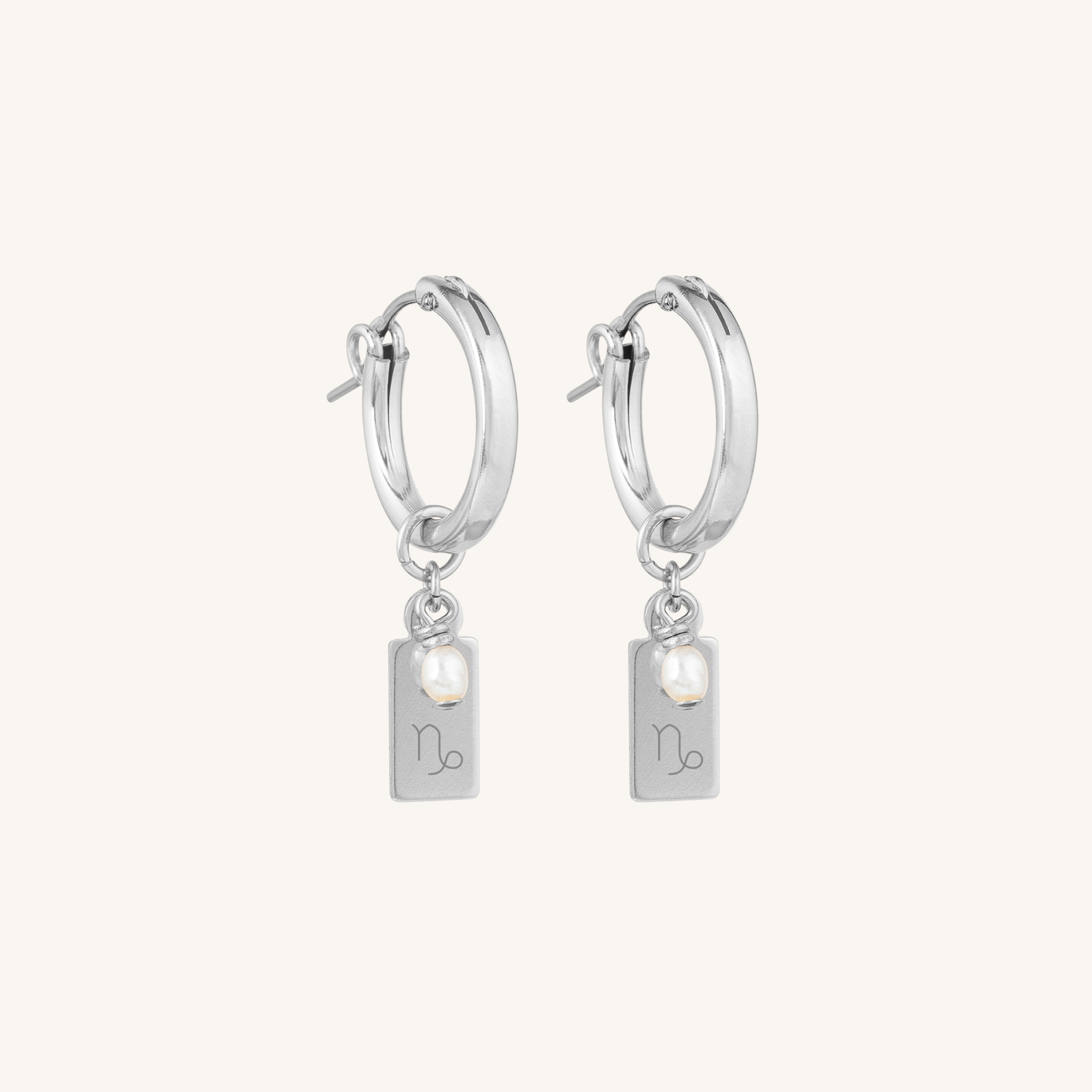 Star Sign Earrings - Silver