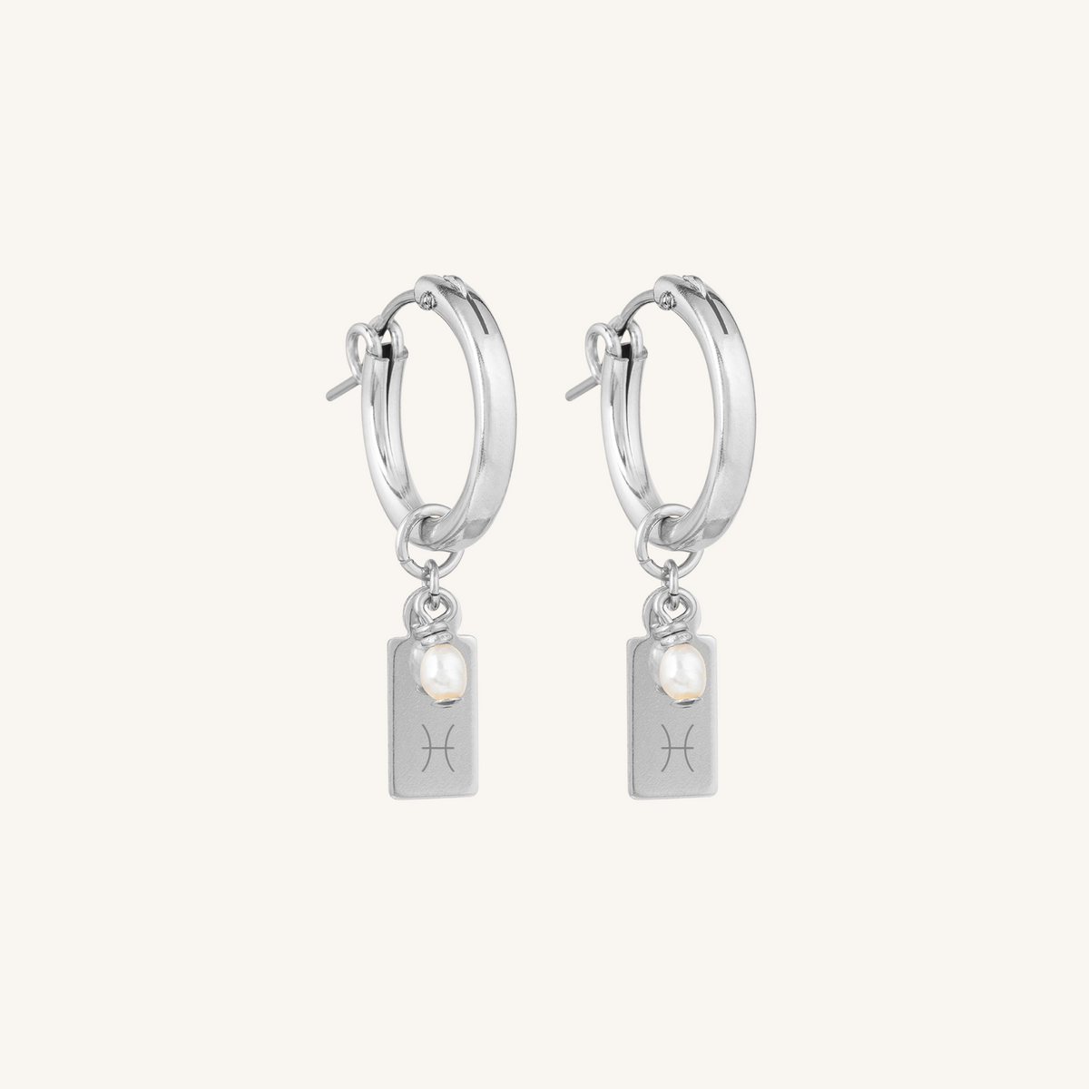 Star Sign Earrings - Silver
