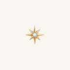 Starburst Flat Back Earring | SINGLE - 14k Gold Filled