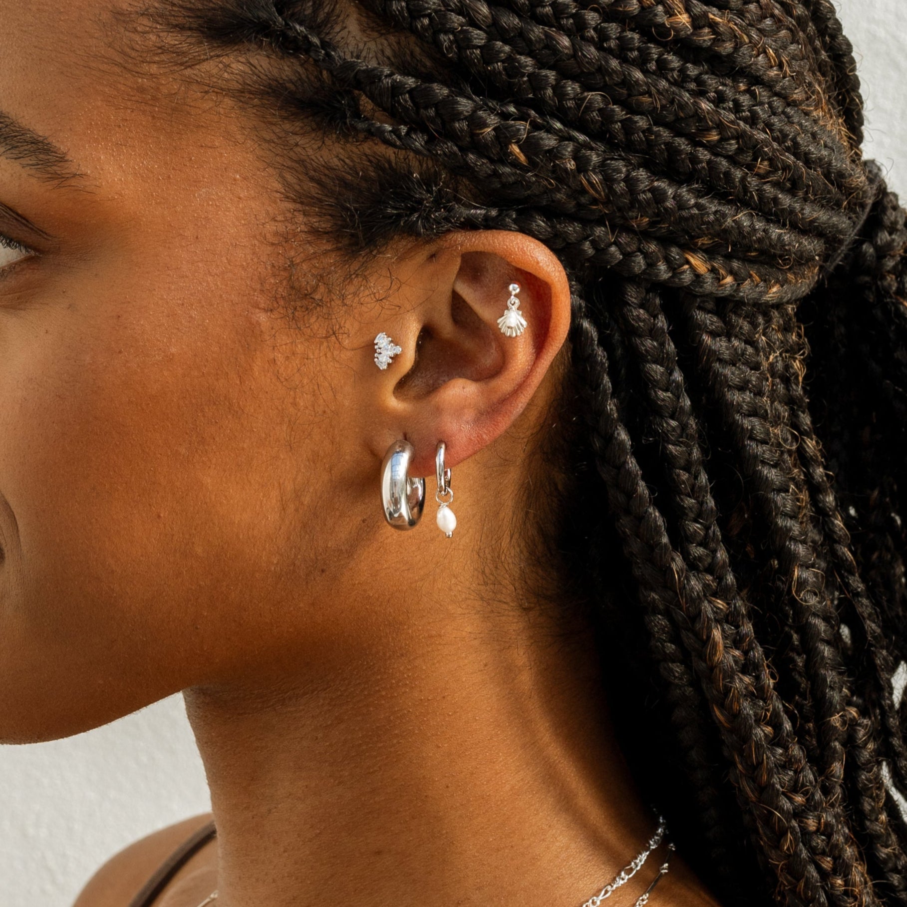 Tilly Earrings in Silver