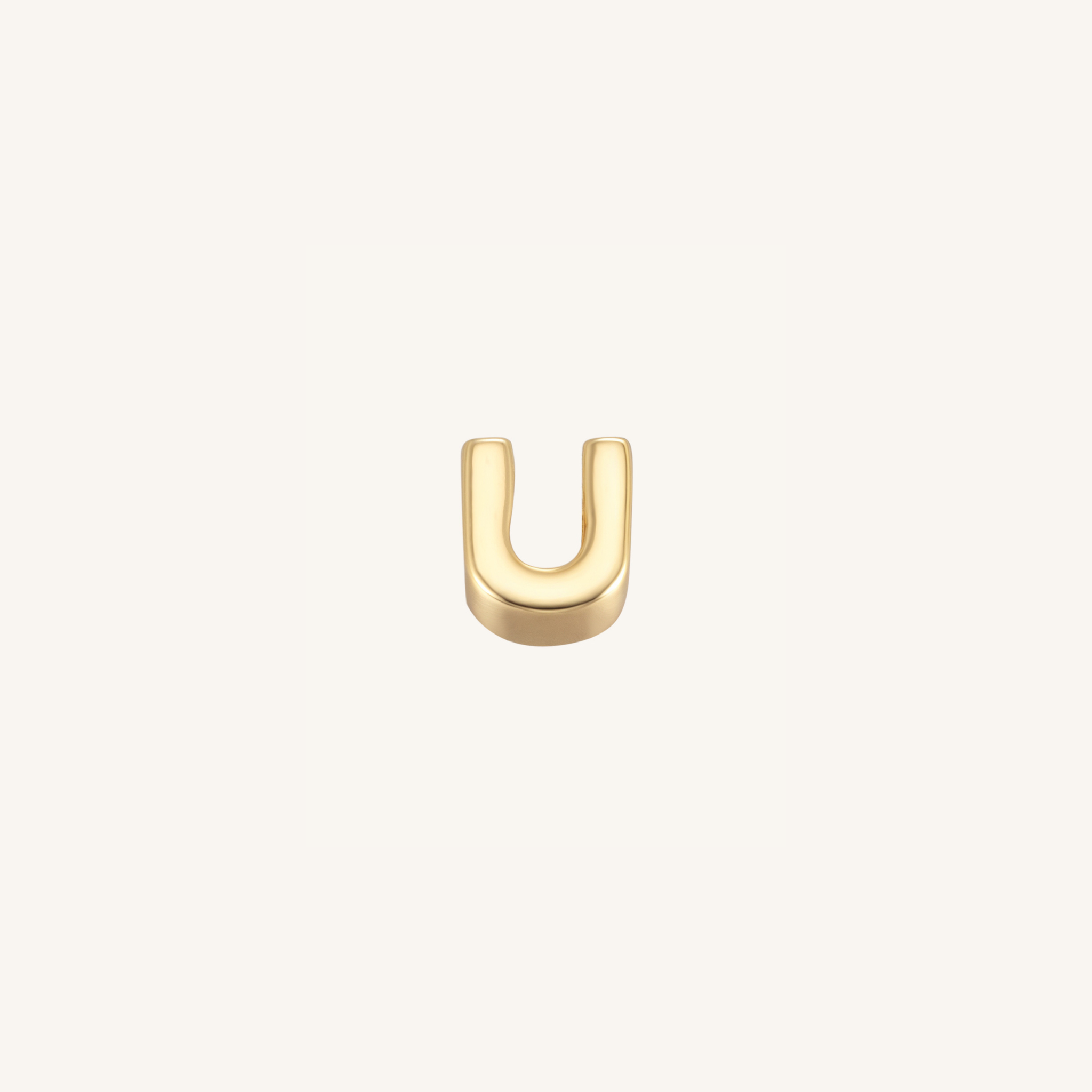 Letter U charm