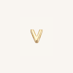 Letter V charm