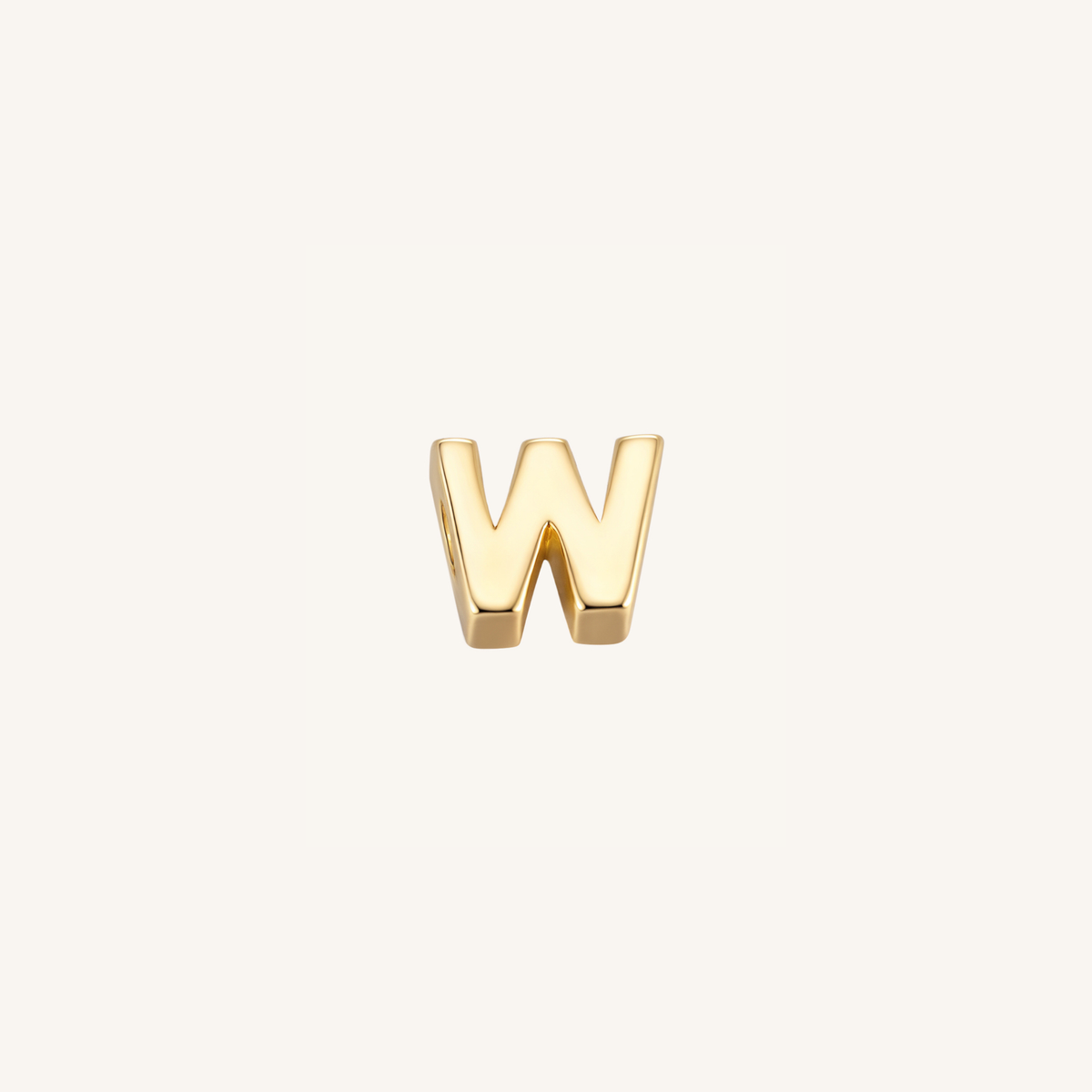 Letter W charm