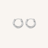 Wave Hoops - 925 Sterling Silver