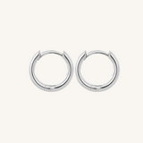 Willow Everyday Huggies - 925 Sterling Silver Small Hoop Earrings