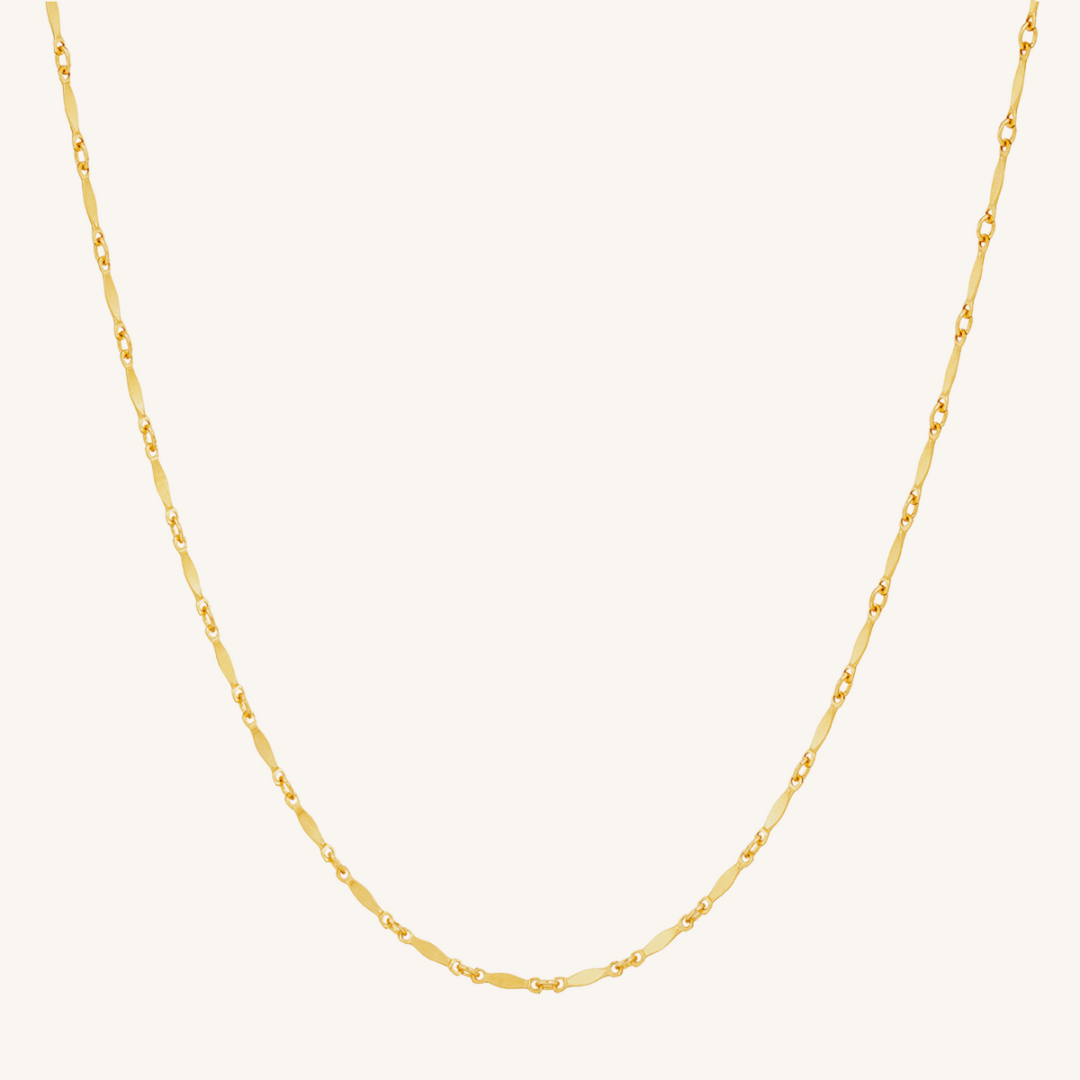 Mia Bar Necklace - Gold
