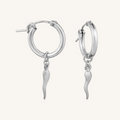 Chilli Hoop Earring - Silver